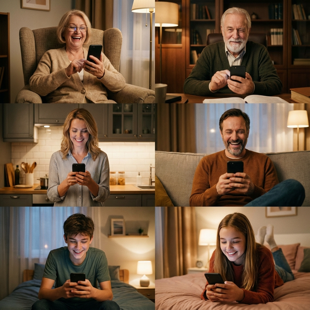 Сетка семьи с телефонами